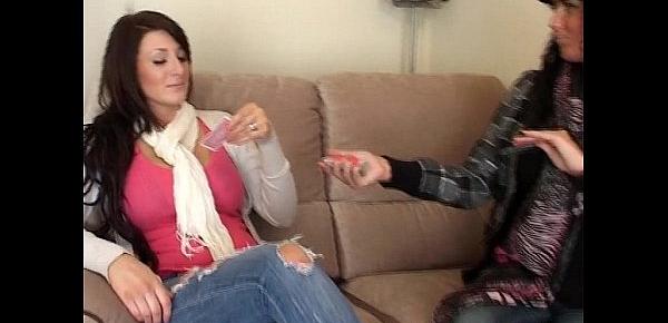  Demi & Michelle play Strip Highcard.